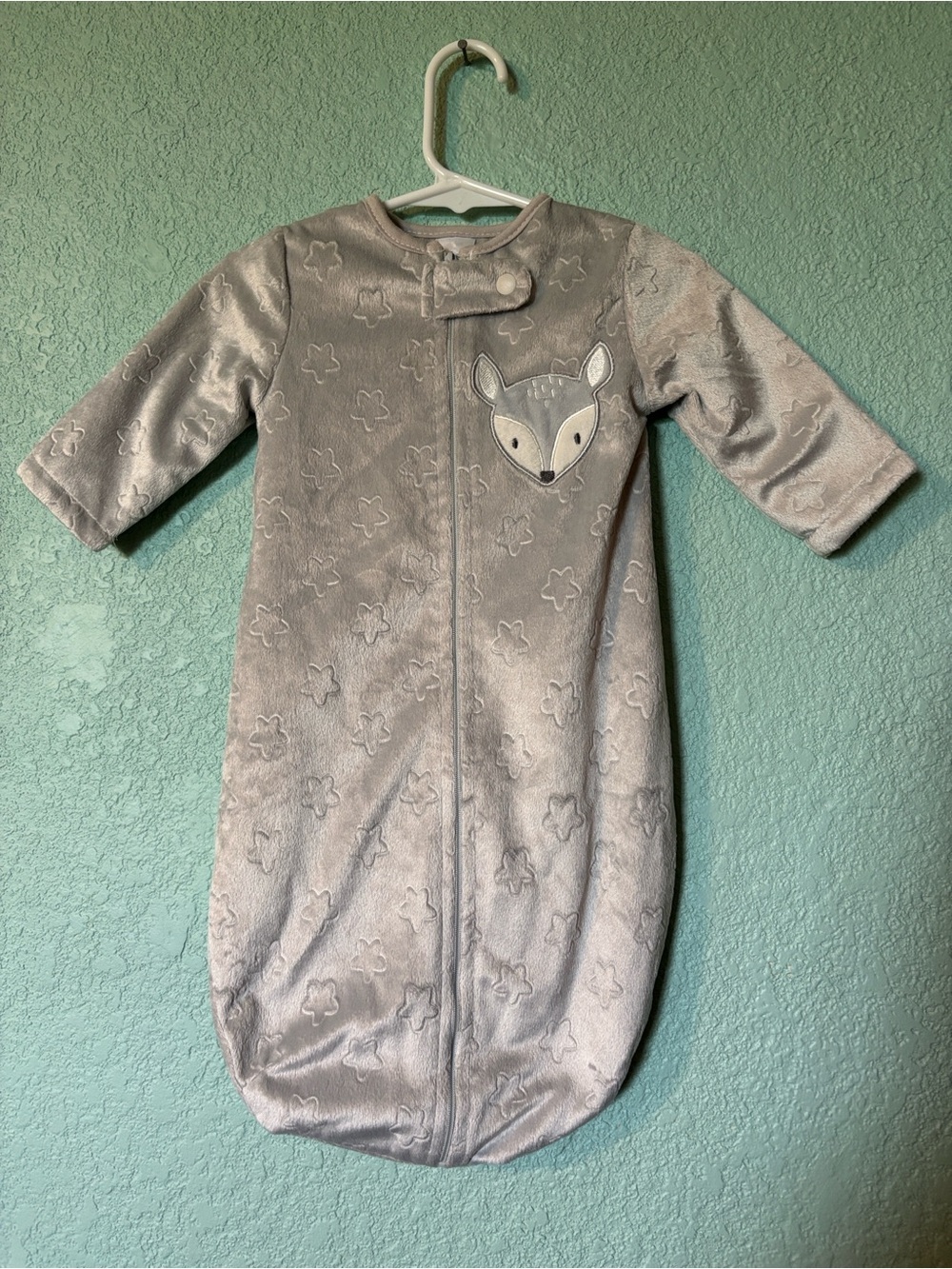 chick pea Gray Warm Sleep Sack Baby Pajamas, 3-6 months - good